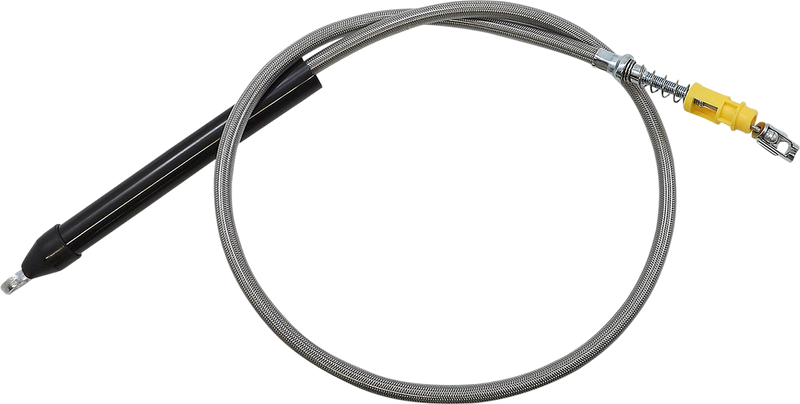 LA CHOPPERS Clutch Cable - Quick Connect - 12" - 14" Ape Hanger Handlebars - Stainless Steel - Softail '18-'21 - LA-8155C13
