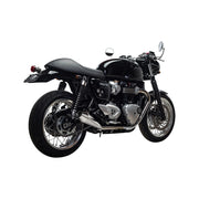 BRITISH CUSTOMS Shorty Predator Pro™ Mufflers - Thruxton 1200 - Polished BC902-117-P - PartsOutlet.com.au