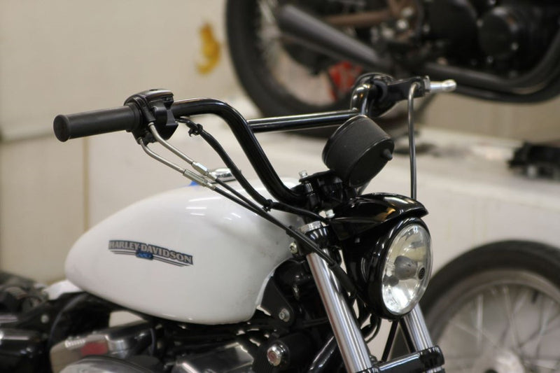 BURLY BRAND Handlebar - Scrambler - Black - '16-'22 XL - B12-6020B - PartsOutlet.com.au