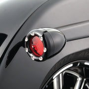 ARLEN NESS FIRE RING LED KITS FOR FACTORY TURN SIGNALS, BLACK - RED LENS / RED RING - 12-755 - PartsOutlet.com.au