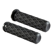ARLEN NESS DIAMOND GRIPS, BLACK - FLY-BY-WIRE (FBW) - 500-007 - PartsOutlet.com.au
