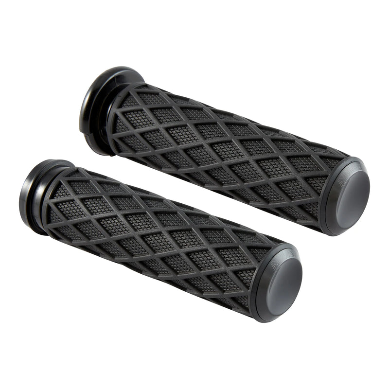 ARLEN NESS DIAMOND GRIPS, BLACK - FLY-BY-WIRE (FBW) - 500-007 - PartsOutlet.com.au
