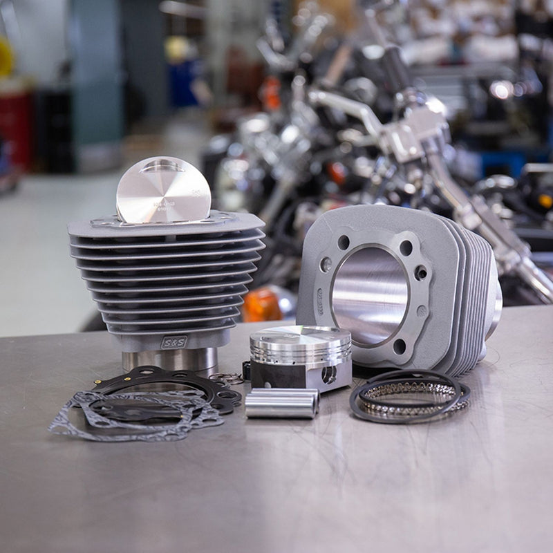 S&S CYCLE 1250cc Conversion Kit for 1986-21 HD® Sportster® Models - Silver Finish 910-0689 - PartsOutlet.com.au