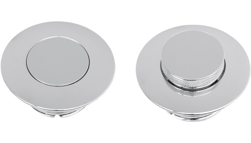 DRAG SPECIALTIES Large Vented Pop-Up Cap - Harley-Davidson 1996-2024 - Chrome T03-0336-A - PartsOutlet.com.au