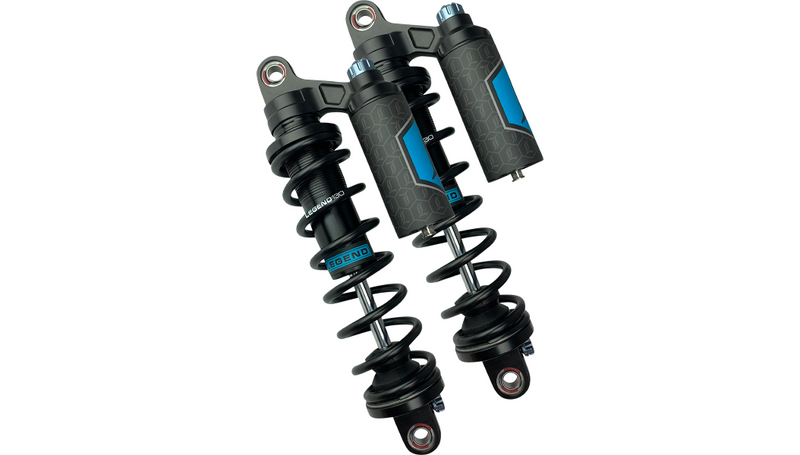 LEGEND SUSPENSION REVO ARC Piggyback Shocks - Heavy Duty - Black - 14" - FXR '84-'00 - 1310-1901