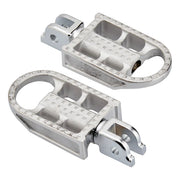 BILTWELL Mushman Step Footpegs - Polished - Softail '18+ - 7002-302-03 - PartsOutlet.com.au