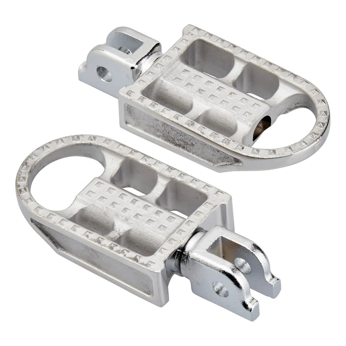 BILTWELL Mushman Step Footpegs - Polished - Softail '18+ - 7002-302-03 - PartsOutlet.com.au