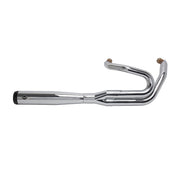 S&S CYCLE SUPERSTREET 2-1 for WIDE CHASSIS M8 SOFTAIL® MODELS—Chrome 550-0847B - PartsOutlet.com.au
