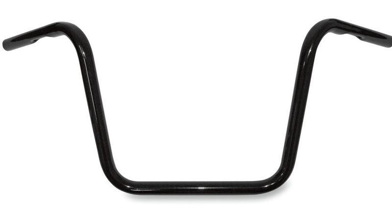 DRAG SPECIALTIES Handlebar - 1" Ape Hanger - 10" - TBW - Black - Harley-Davidson '08-'20 - 0601-1214