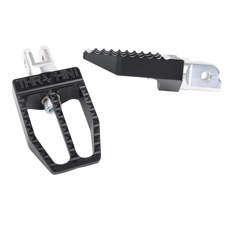 THRASHIN SUPPLY CO. Front Militant Footpegs - Black - Softail 18+ - TSC-2019-1-SF - PartsOutlet.com.au