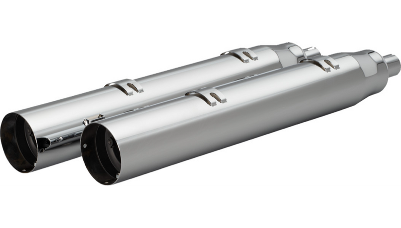 KHROME WERKS 4-1/2" War Hammer Mufflers - Indian Touring '14-'24 with saddlebags - Chrome 202220