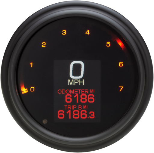 DAKOTA DIGITAL Tank Speedometer - Black Bezel - 4.5" MLX-2011-K