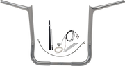 FAT BAGGERS INC. 1-1/4" EZ Install Pointed Top Handlebar Kit - 16" - Chrome 919016