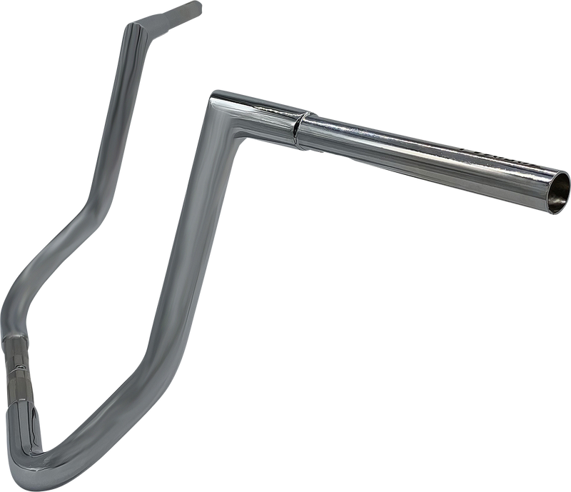 FAT BAGGERS INC. 1-1/4" EZ Install Flat Top Handlebar Kit - 14" - Chrome 719014
