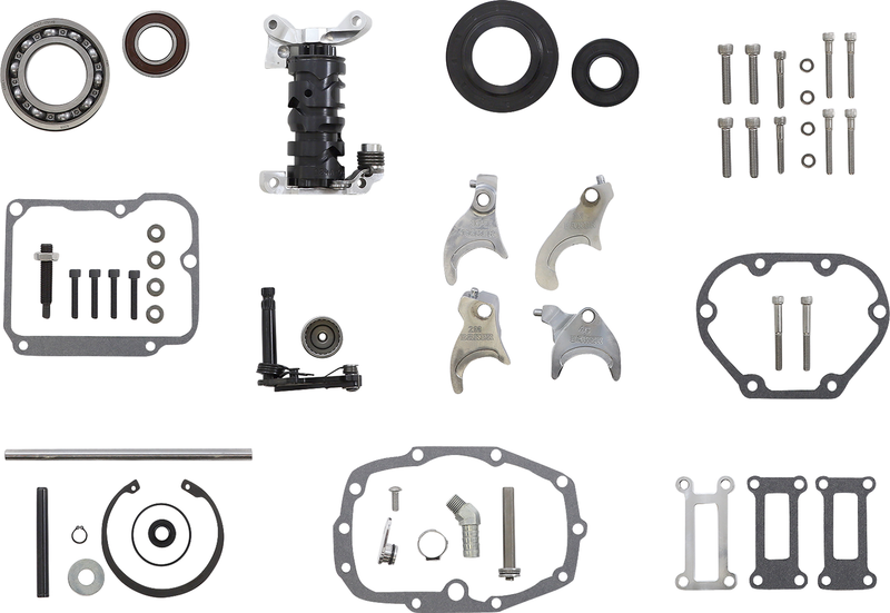 BAKER DRIVETRAIN 6-Speed Gear Set - Harley-Davidson '02-'06 - Polished OD6-404P2-02 - PartsOutlet.com.au
