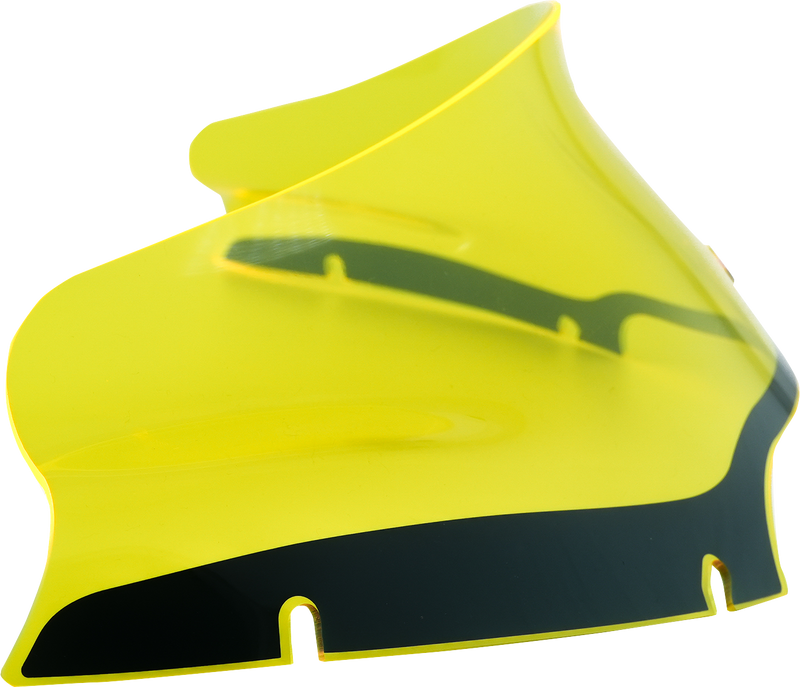 KLOCK WERKS Kolor Flare Windshield - 6" - Yellow Ice - FLTR '15-'25 - KWW-01-0629