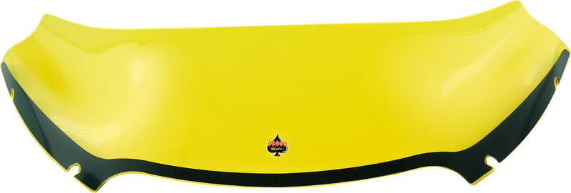 KLOCK WERKS Kolor Flare Windshield - 6" - Yellow Ice - FLTR '15-'25 - KWW-01-0629