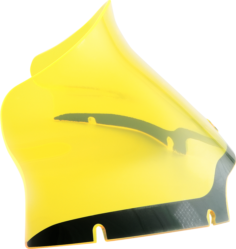 KLOCK WERKS Kolor Flare Windshield - 9" - Yellow Ice - FLTR '15-'25 - KWW-01-0634