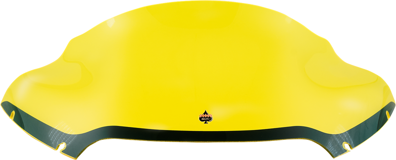 KLOCK WERKS Kolor Flare Windshield - 9" - Yellow Ice - FLTR '15-'25 - KWW-01-0634