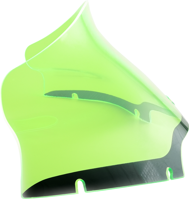 KLOCK WERKS Kolor Flare Windshield - 9" - Green Ice - FLTR '15-'25 - KWW-01-0636