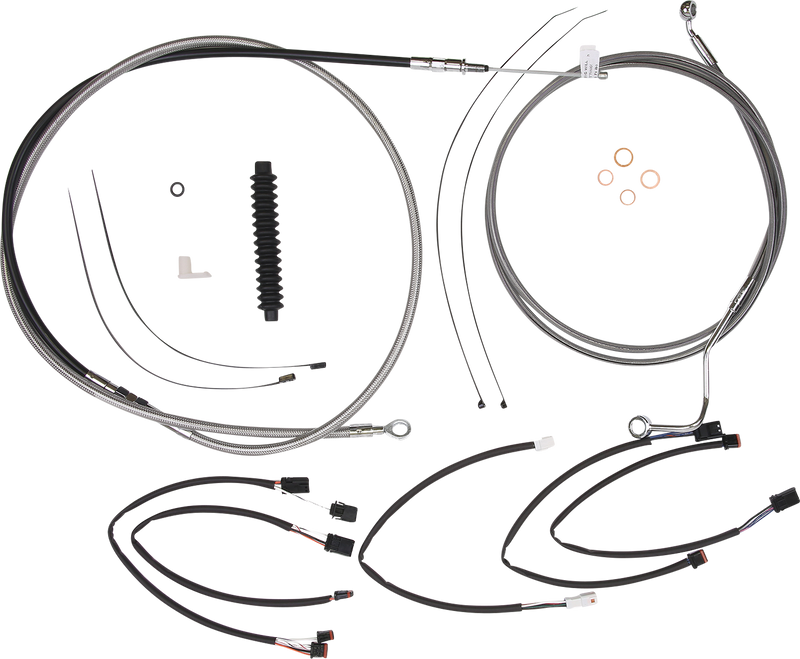 MAGNUM SHIELDING XR Handlebar Installation Kit - Stainless Steel/Chrome 5891021