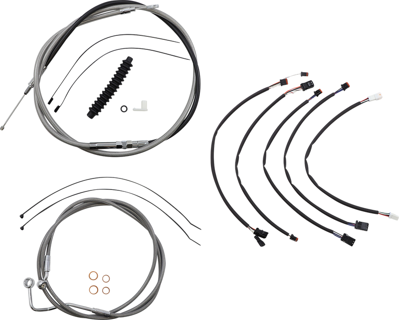 MAGNUM SHIELDING XR Handlebar Installation Kit - Stainless Steel/Chrome 5891022