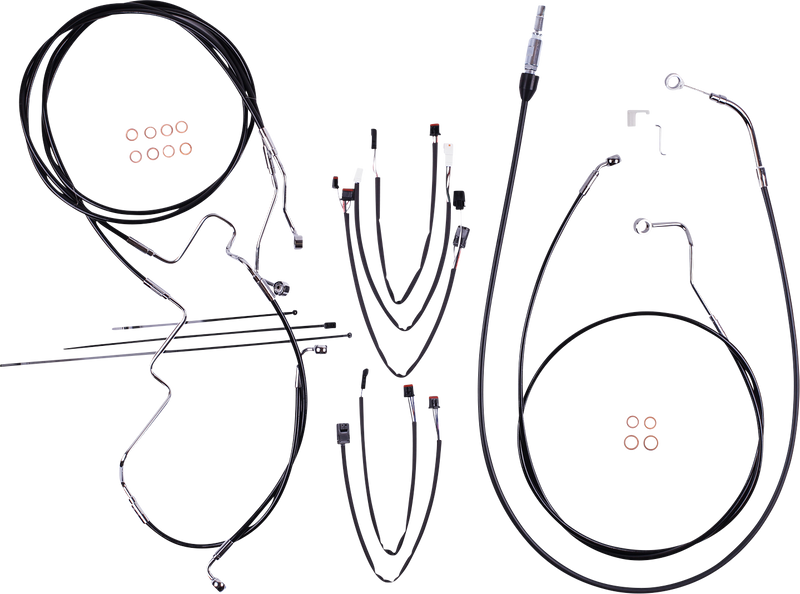 MAGNUM SHIELDING XR Handlebar Installation Kit - Black/Chrome 4891191