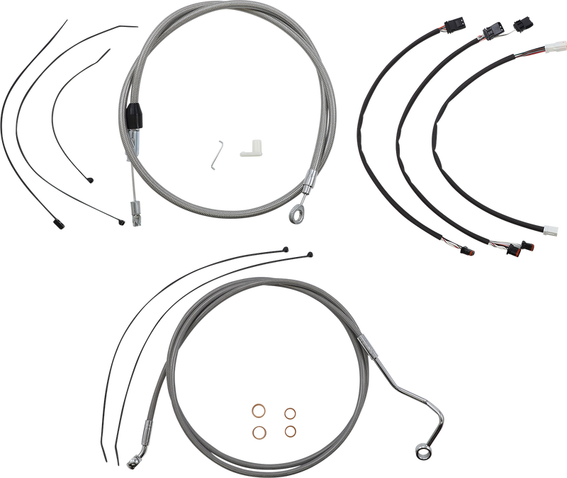 MAGNUM SHIELDING XR Handlebar Installation Kit - Stainless Steel/Chrome 5891152