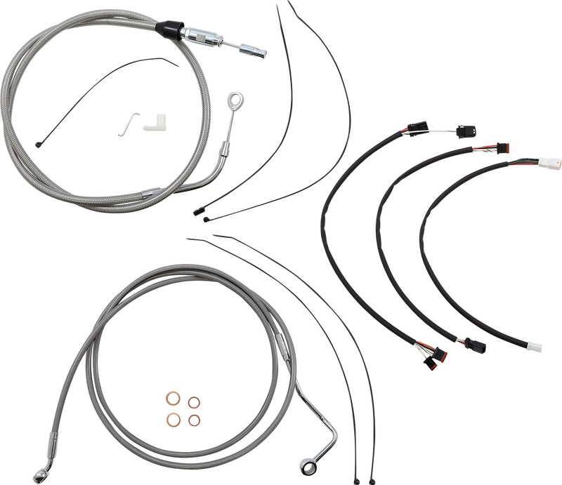 MAGNUM SHIELDING XR Handlebar Installation Kit - Stainless Steel/Chrome 5891172