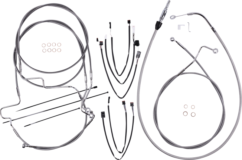 MAGNUM SHIELDING XR Handlebar Installation Kit - Stainless Steel/Chrome 5891192