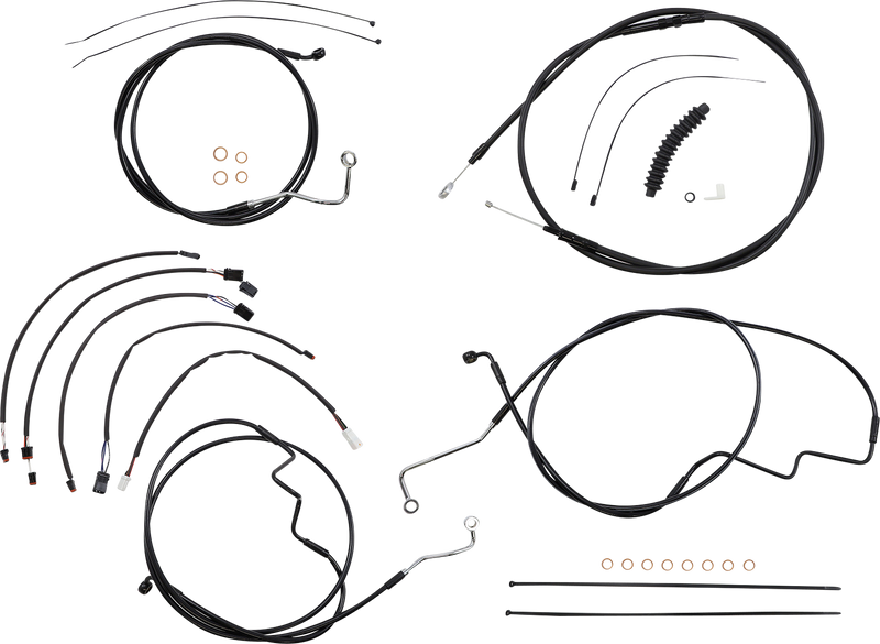 MAGNUM SHIELDING XR Handlebar Installation Kit - Black 4861012