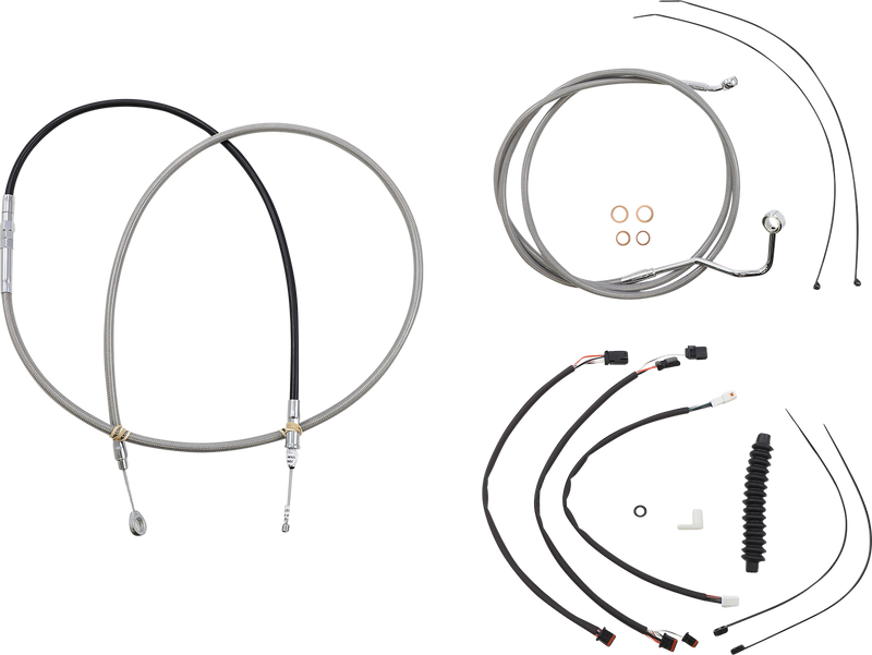 MAGNUM SHIELDING XR Handlebar Installation Kit - Stainless Steel/Chrome 589982