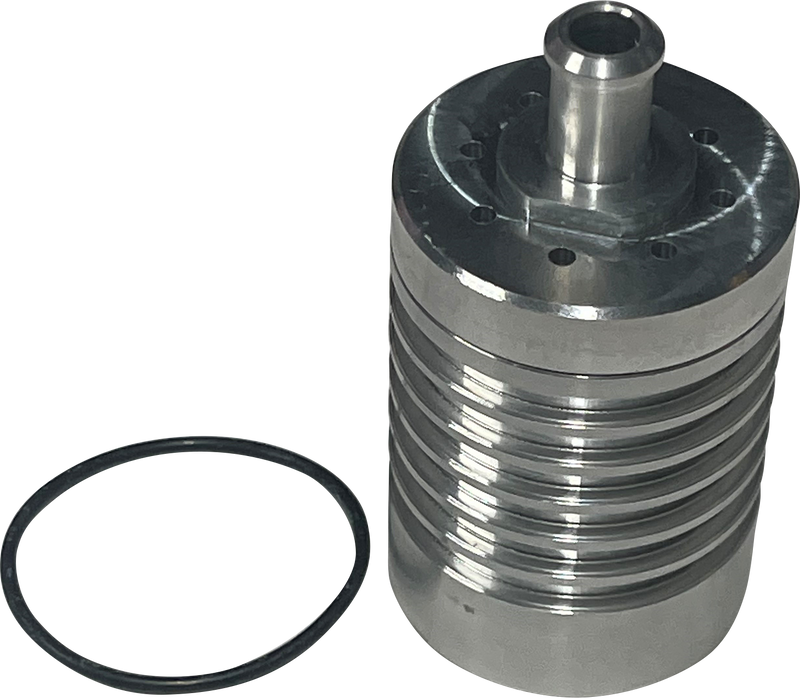 DK CUSTOM PRODUCTS Catch Can for External Breather System - Raw - DK-4ST-CC-MCF