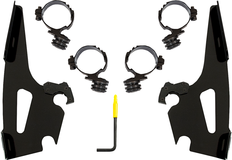 MEMPHIS SHADES Batwing Mounting Kit - Black - Honda Rebel 2021-2024 - MEB2067 - PartsOutlet.com.au