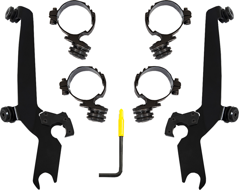 MEMPHIS SHADES Sportshield Mounting Kit - Black - Honda 2021-2024 - MEB2066 - PartsOutlet.com.au