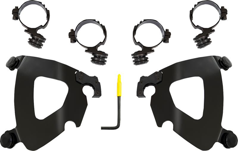 MEMPHIS SHADES Gauntlet Mounting Kit - Black - Honda 2021-2024 - MEB2068 - PartsOutlet.com.au