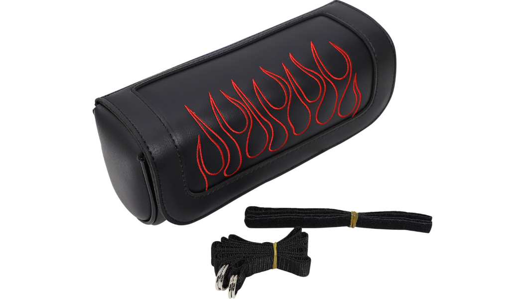 SADDLEMEN Highwayman Tattoo Tool Pouch - Flame - Red X021-05-0032 - PartsOutlet.com.au