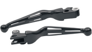 DRAG SPECIALTIES Levers - Slotted - FL Touring - Harley-Davidson 2008-2016 - Black H07-0587B - PartsOutlet.com.au