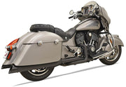 BASSANI XHAUST True Dual Exhaust - Indian Cheiftain & Roadmaster 2014-2019 - Black 8C16BSB - PartsOutlet.com.au