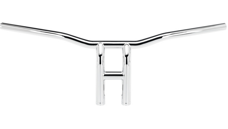 BILTWELL Handlebar - Tyson XL - Pullback - 10" - TBW - Chrome 6260-1055