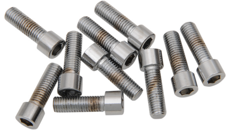 DRAG SPECIALTIES Smooth Socket Head - 1/4"-28 x 5/8" - MPB209S