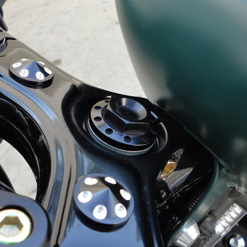 JOKER MACHINE Steering Stem Bolt - Black Anodized - '99-'05 FXD | '88-'20 XL 10-011B - PartsOutlet.com.au
