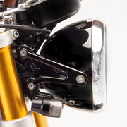 BRITISH CUSTOMS Headlight Ears - Black - Triumph 2016-2021 - BC504-022-B - PartsOutlet.com.au