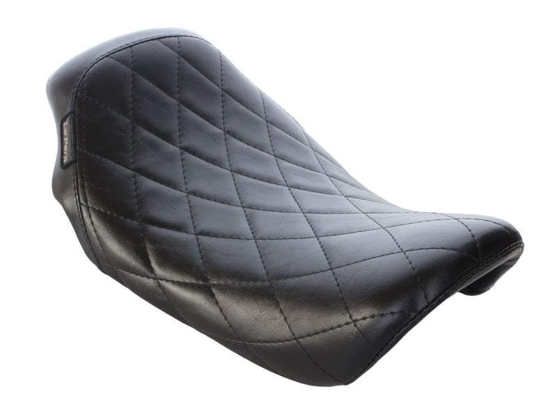 LE PERA Bare Bones Solo Seat With Diamond Stitch. Fits Dyna 2006-2017 - LK-001DM - PartsOutlet.com.au
