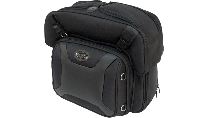 SADDLEMEN FTB2500 Sport Sissy Bar and Combo Bag 3515-0141 - PartsOutlet.com.au