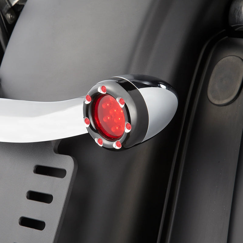 ARLEN NESS FIRE RING LED KITS FOR FACTORY TURN SIGNALS, BLACK - AMBER LENS / WHITE RING - 12-759 - PartsOutlet.com.au