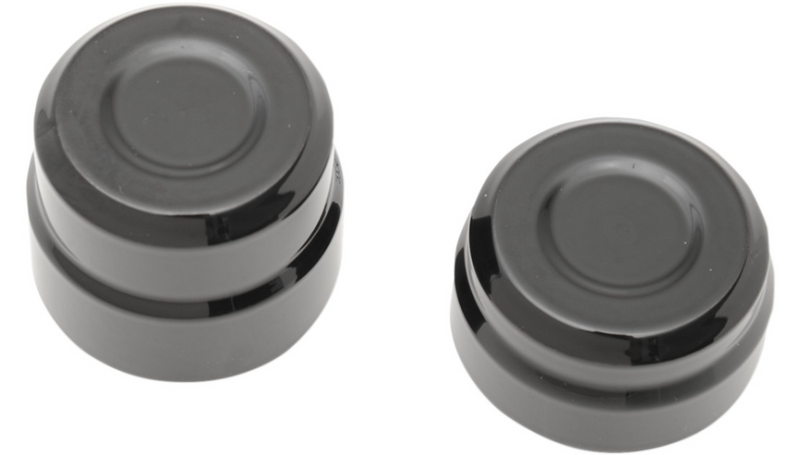 DRAG SPECIALTIES Axle Cap - Rear - Sportster 2008-2012 - Black 0214-0833 - PartsOutlet.com.au