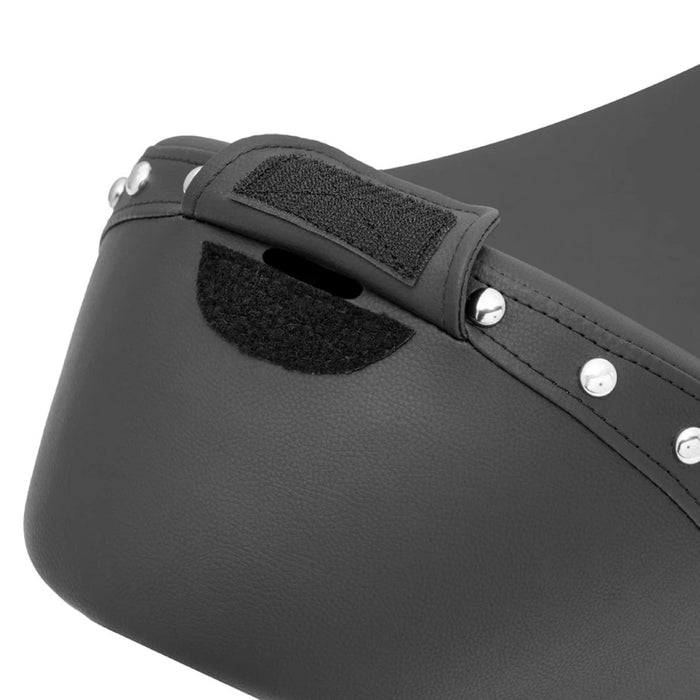 SADDLEMEN Studded Heels Down Seat - Sportster Backrest XL '04+ - 807-11-0031 - PartsOutlet.com.au