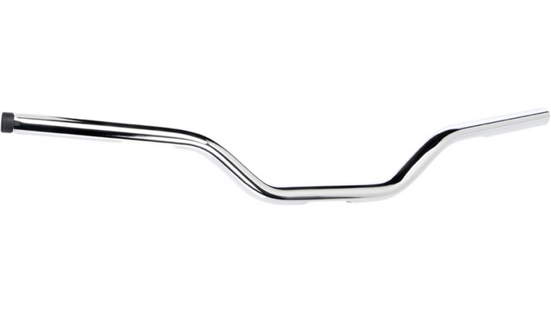 BILTWELL Handlebar - Tracker Mid - TBW & Slotted - Chrome 6008-1057 - PartsOutlet.com.au