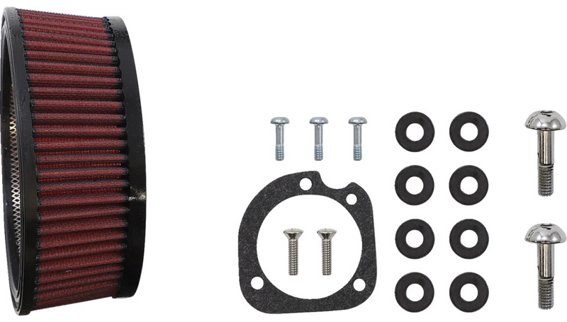 S&S CYCLE Stealth Air Stinger™ Kit with Chrome Teardrop for 2001-'17 Big Twin Models except Throttle by Wire - 170-0721A - PartsOutlet.com.au